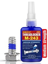 ThreadLocker Blue, Thread Lock Medium Strength Lock Tight for Nuts, Bolts, Faste