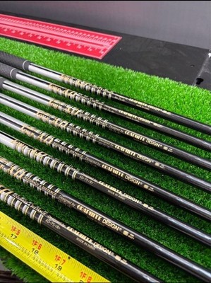 GRAPHITE DESIGN Tour AD-75 Eisenschaft Set 8tlg 5-Pw Aw Sw R Flex Graphit Geb...