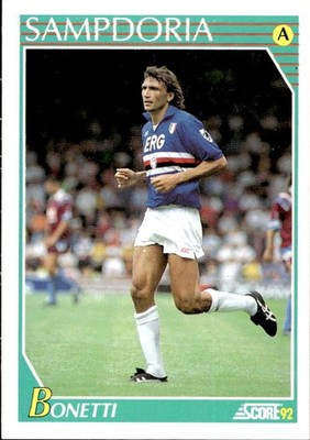 Card Italian League Score 1992 # 238 Dario Bonetti Sampdoria