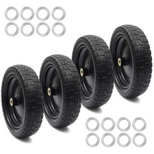 4-pack 13 Solid Wheels For Lawn Trailers 4-pack 13 Solid Wheels For Lawn Trailers