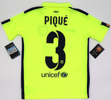 Image of BRAND NEW BARCELONA 3RD NIKE 2013 -2014 PIQUE' 3 SHIRT KIDS 10-12 YEARS