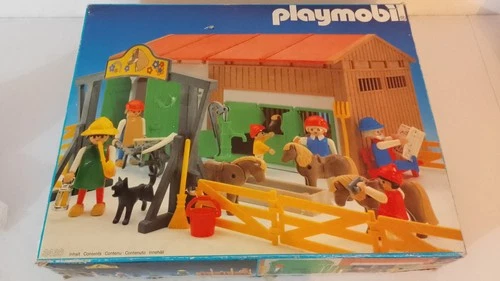 Playmobil farmers vintage 3436, the pony ride