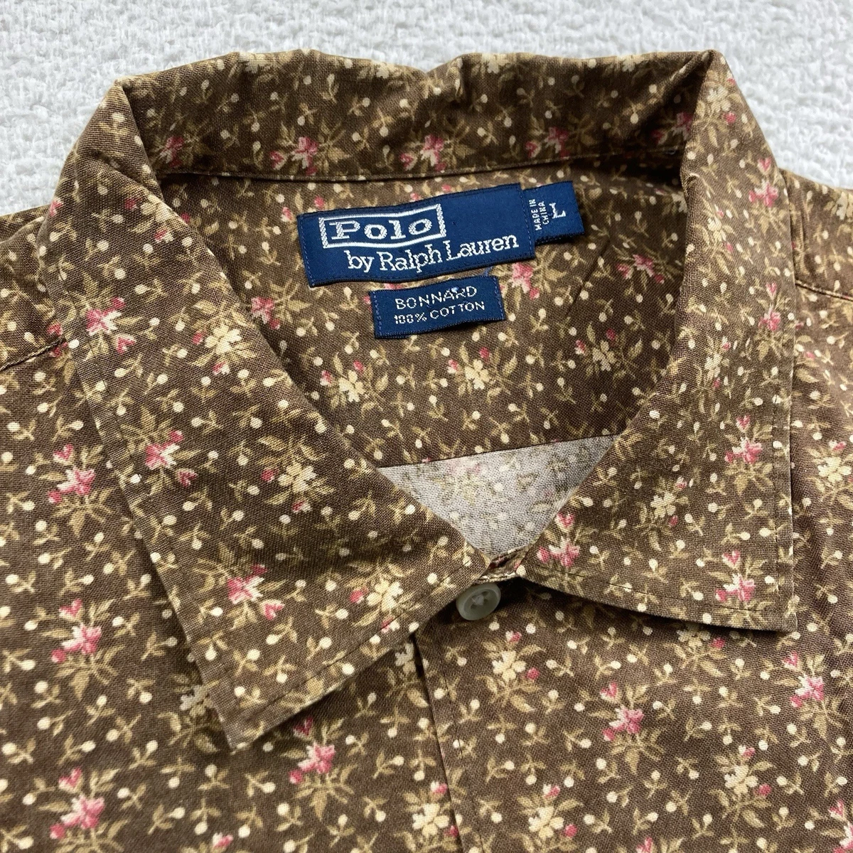 Polo Ralph Lauren Short Sleeve Floral Casual Button-Down Shirts