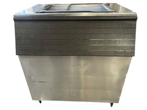 48" Insulated Ice Storage Bin Ice-O-Matic 700 LB Capacity Stainless Steel #4519