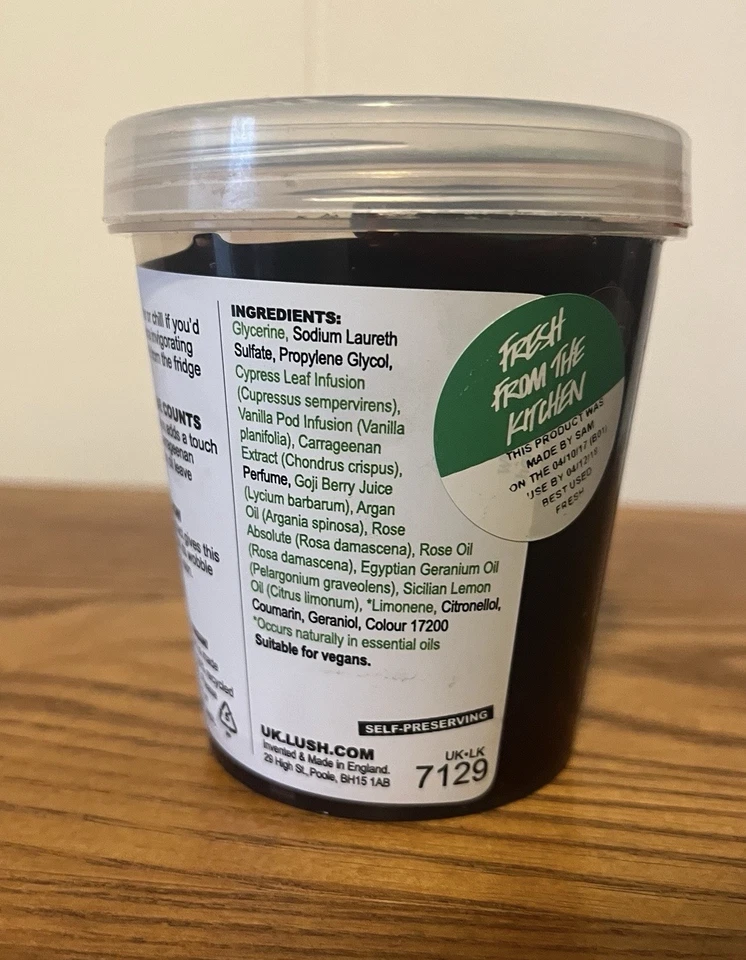 LUSH UK KITCHEN Rose Jam Shower Jelly 240g Rare Discontinued NEW - Image 4 of 4