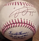Frank Thomas Big Hurt & The Original One Signed Mlb Baseball Autograph JSA cert