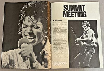 Michael Jackson Victory Tour Book 1984 + People Weekly Magazine