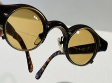 Matsuda 10605 Sunglasses Vintage 90s Japan Tortoise Gold OG Case Steam Punk
