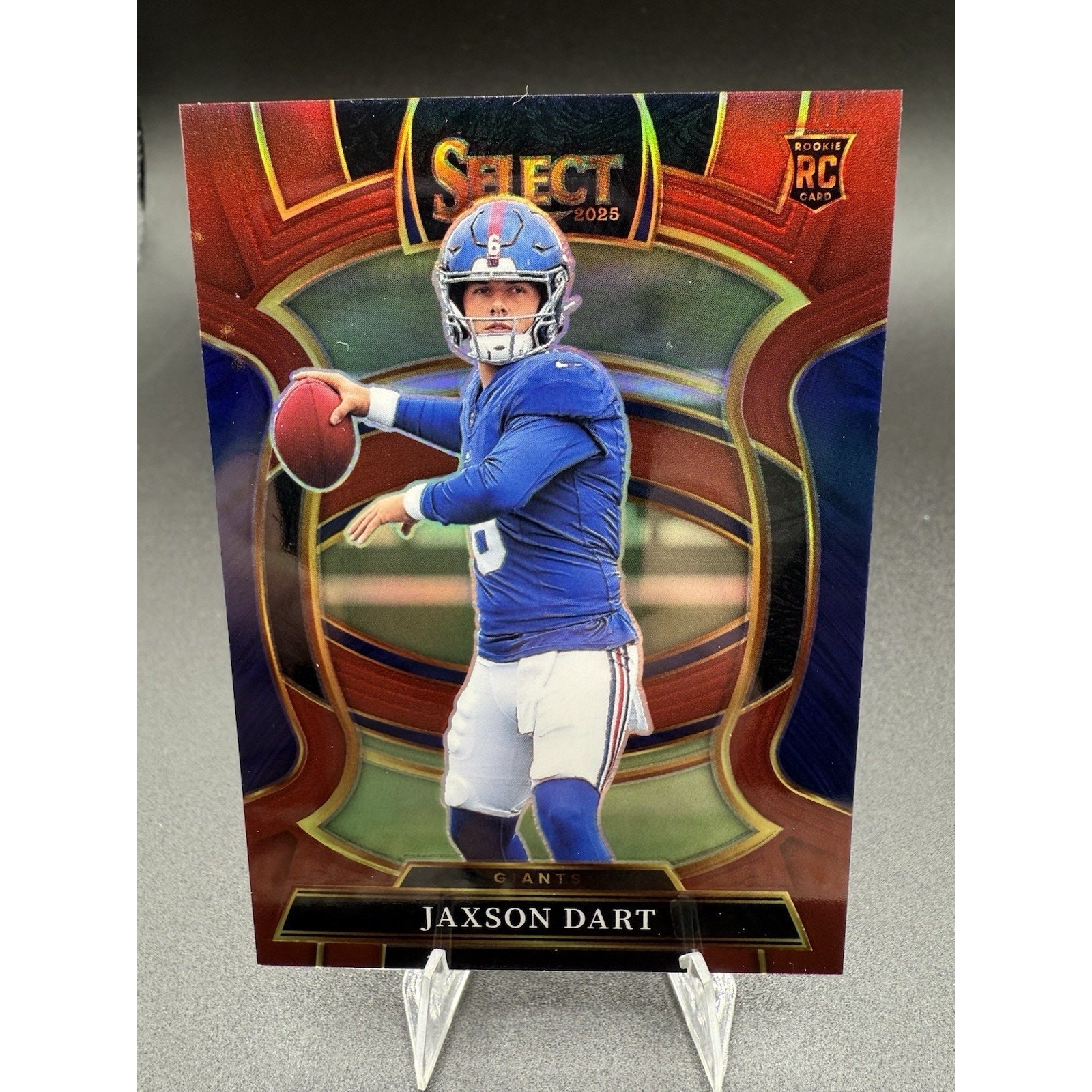 JAXSON DART 2025 SELECT CONCOURSE ROOKIE MAROON PRIZM GIANTS RC /149 Q6633