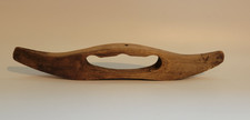 Antique Primitive Open Bottom Boat Shuttle Wo...