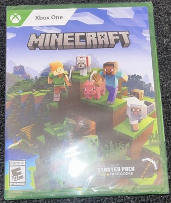 Microsoft Minecraft Xbox One Starter Pack w/700 Minecoins E10+ ***new sealed