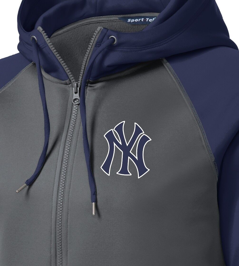 New York Yankees Men's Hoodie Sweatshirt Full Zip Hooded New York Yankees Men's Hoodie Sweatshirt Full Zip Hooded