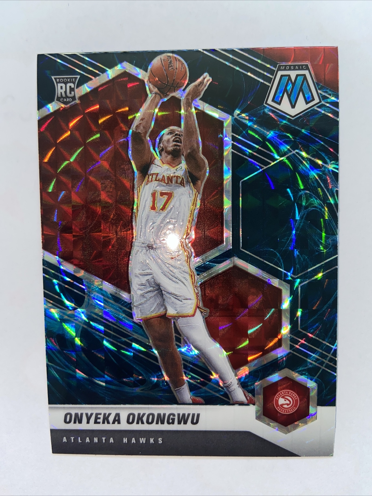 2020-21 Panini Mosaic NBA Onyeka Okongwu Genesis 225 Case Hit
