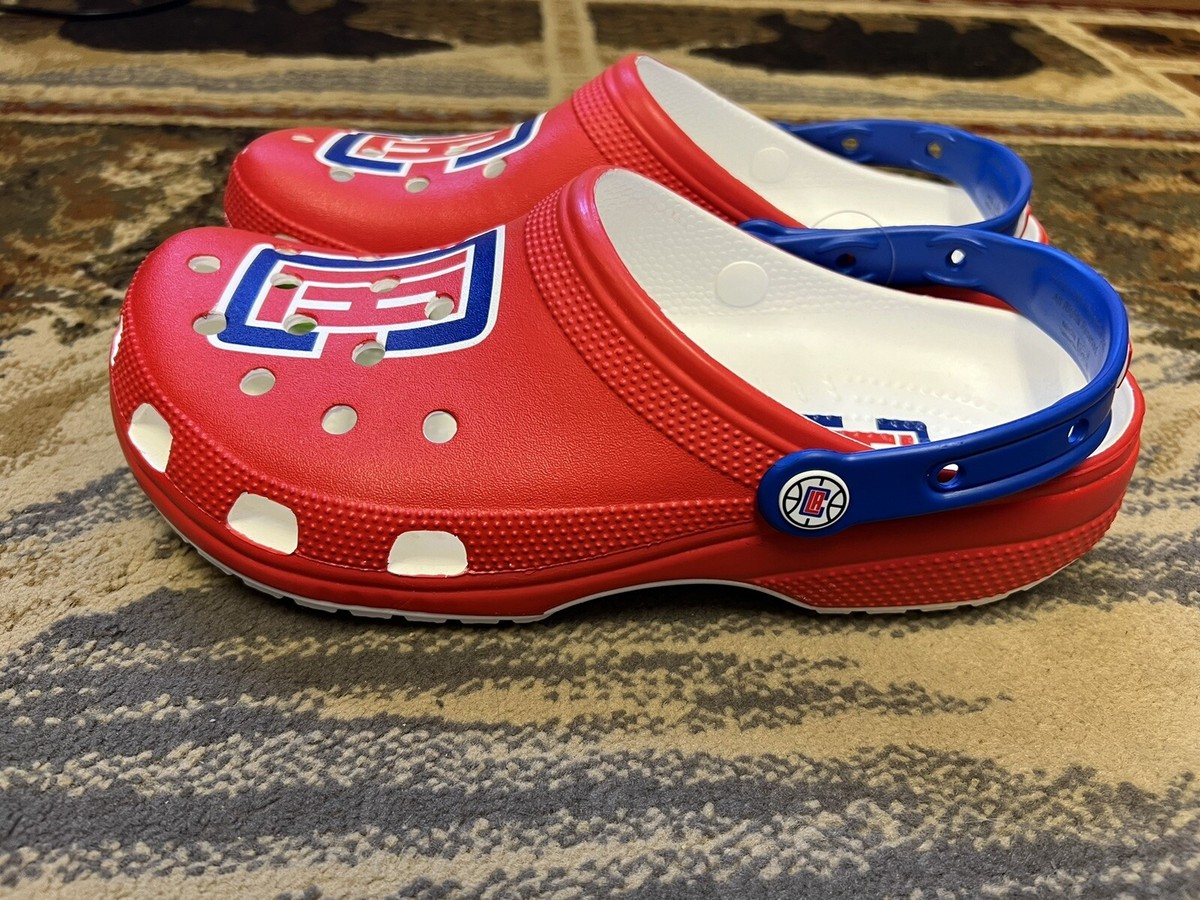 Crocs Men\'s Los Angeles Clippers NBA Classic Slip On Clogs Red Logo Size M10 W12 New Crocs NBA LA Clippers Classic Clogs Sizes | Mercari main image 4