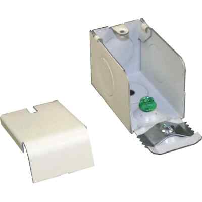 5ct. - Wiremold Legrand 2000 Series Raceway Steel Entrance End Fitting WH2010A2
