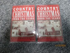 Country Christmas Thru The Years 2 Cassettes / Factory sealed