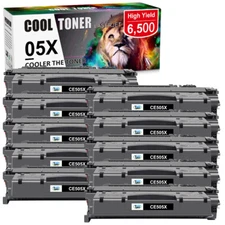CE505X Toner Cartridge For HP 05X LaserJet P2055dn P2055 P2055d P2050 2053 lot