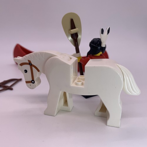 LEGO Western Indians Indian 2 White Horse ww022 6748 - Picture 8 of 8