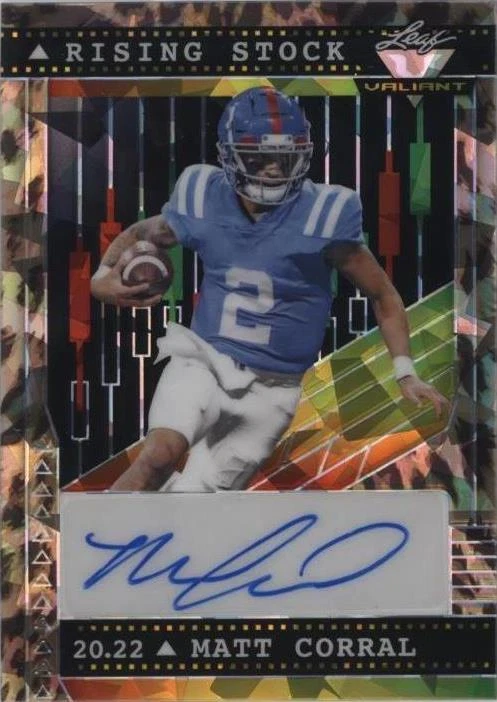 2022 Leaf Valiant Matt Corral #RS-MC2