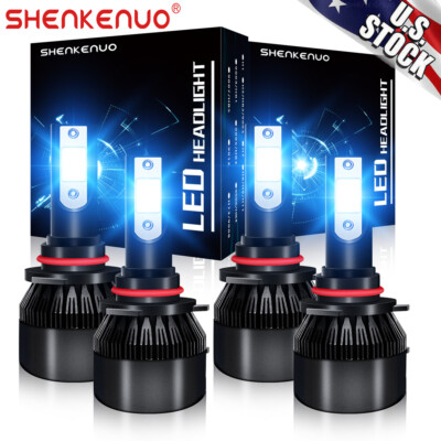 8000K LED Headlight Bulbs Hi Lo Beam Combo Kit For Chevy C1500 2500 - Foto 2