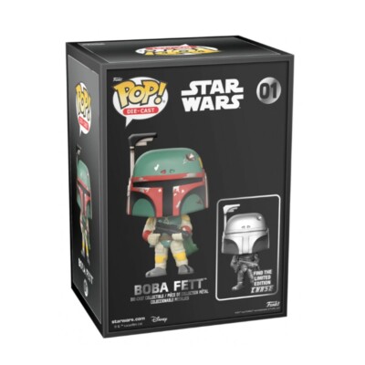 Funko POP! STAR WARS DIE-CAST BOBA FETT (FUNKO EXCLUSIVE