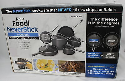 Ninja Foodi NeverStick Premium 10 Piece Cookware Set 622356565431 | eBay