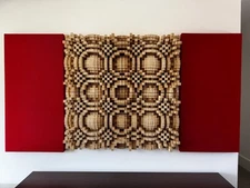 CNC Assembled Acoustic Wood N23 QRD Sound Diffuser Treatment Panel Studio