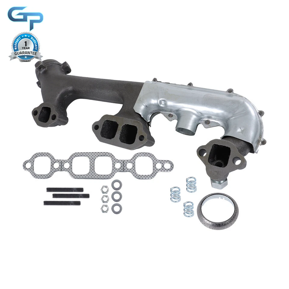 For Chevy Blazer R3500 GMC 1987-1990 1991 RH Exhaust Manifold W/ Gasket Kit - Image 2 of 4