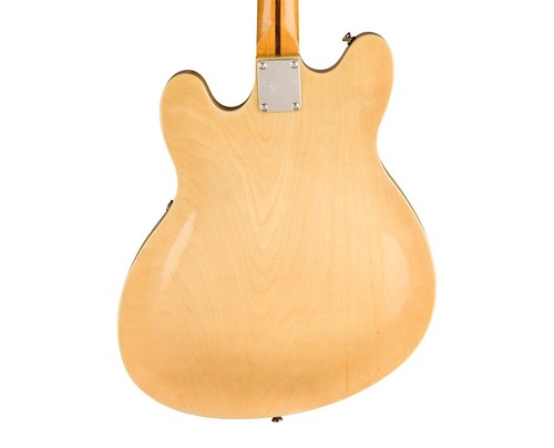 CUSTOM Squier Classic Vibe Starcaster Natural Fixed Bridge HH Pickups - Picture 4 of 5
