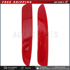 2pcs Rear Bumper Reflector Tail Light Lamp Case Lh Rh For 2007-2013 Bmw X5 E70
