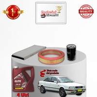Inspektionskit Filter + ÖL Audi 80 B4 1.8 Und 66KW 90CV 1996->