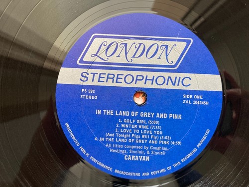 Caravan _ in The Land of Grey and Pink _ Vinile LP 33giri 12" 1971 London USA NM - Picture 5 of 5