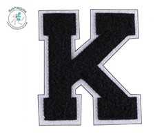 500 Stück Bügelbuchstaben Set - 5 Schwarz & 5 Weiß Blätter Für T-Shirts & Textilien