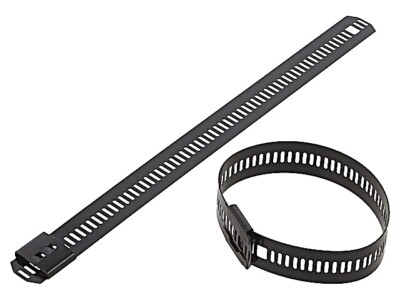 10X LC124-150 Kabelbinder L: 150mm W: 12mm AISI 304 Edelstahl 1112N RAYCHEM RPG