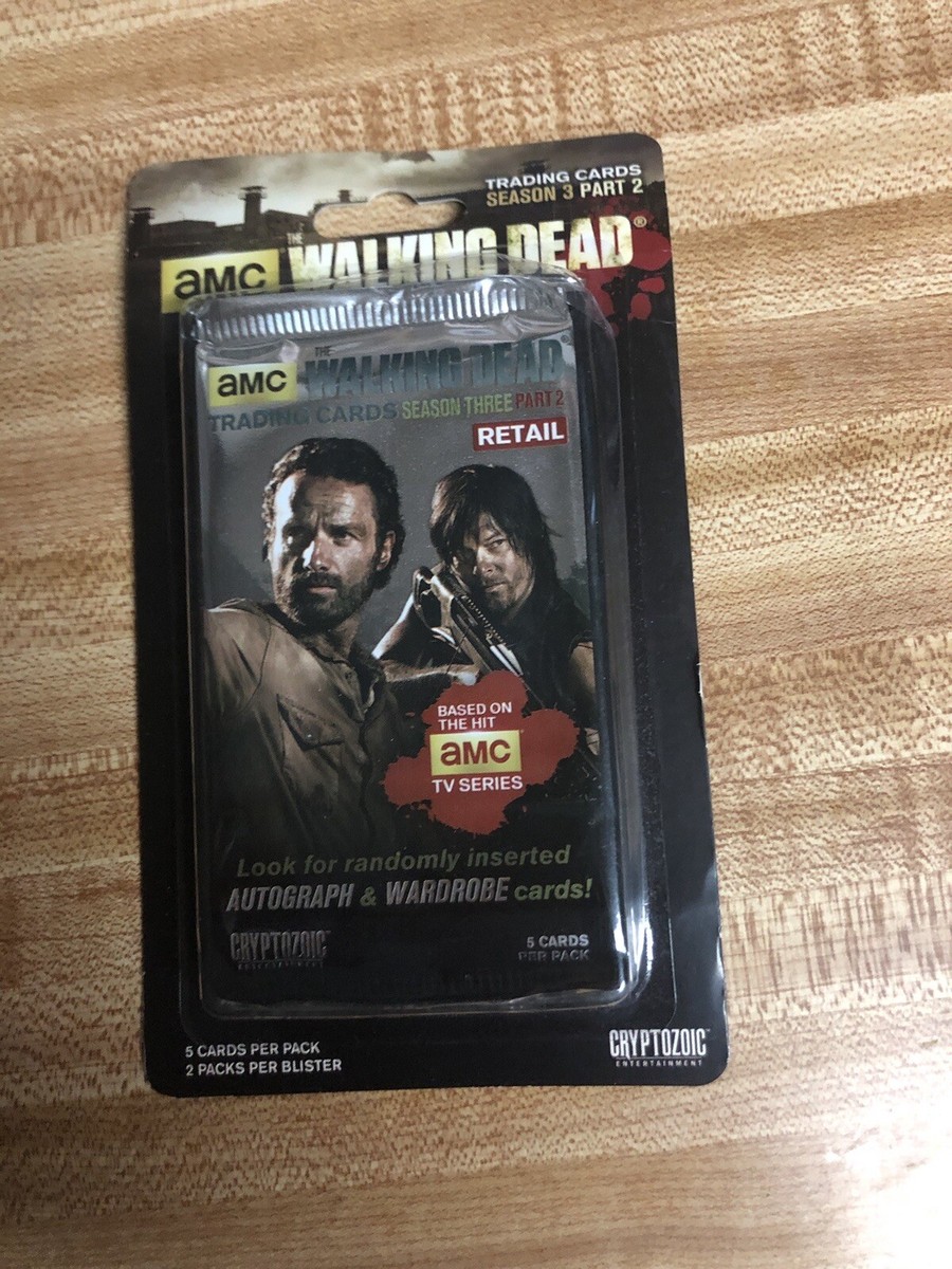 新品　ウォーキングデッド　シーズン3パート2 ブリスター　10パックセット 新品 ウォーキングデッド シーズン3パート2 ブリスター 10パックセット