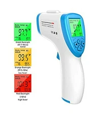 Forehead Thermometer Infrared Reads °F and °C with Fever Alert Baby Adult Body