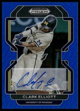 2022 Panini Prizm Draft Picks #PDP69 Clark Elliott Base Autographs Blue #/99
