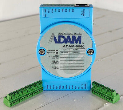 Adam Data Acquisition Modules ADAM-6060 6 bit D/I & 6 Ch Relay | eBay