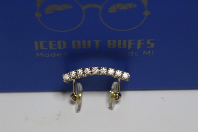 Buffs De Pont De Nez Glacé Moissanite - Neuf Avec étiquettes, Compatible Cartier