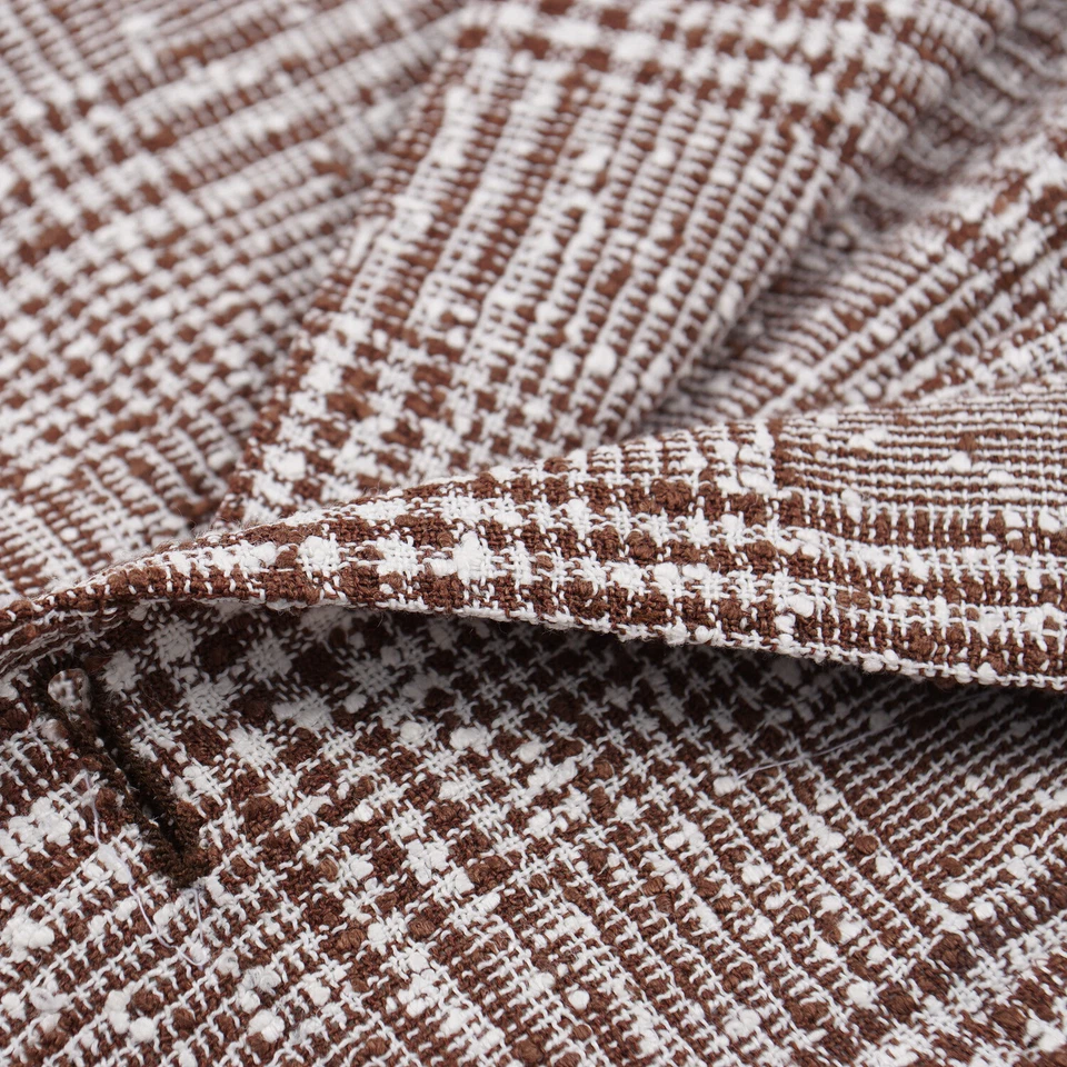 Barba Napoli Slim-Fit Glen Check Textured Linen Sport Coat 42R (Eu 52) NWT $1250 - Image 3 of 4