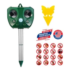 Repelente Solar Ultrasónico para animales Regalo Trampa pegajosa para insectos