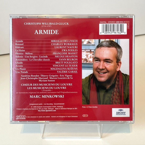 Armide 2 CD Music Box Set 5-Act Opera by Christoph Gluck Feat. Mareille Delunsch - Picture 2 of 6