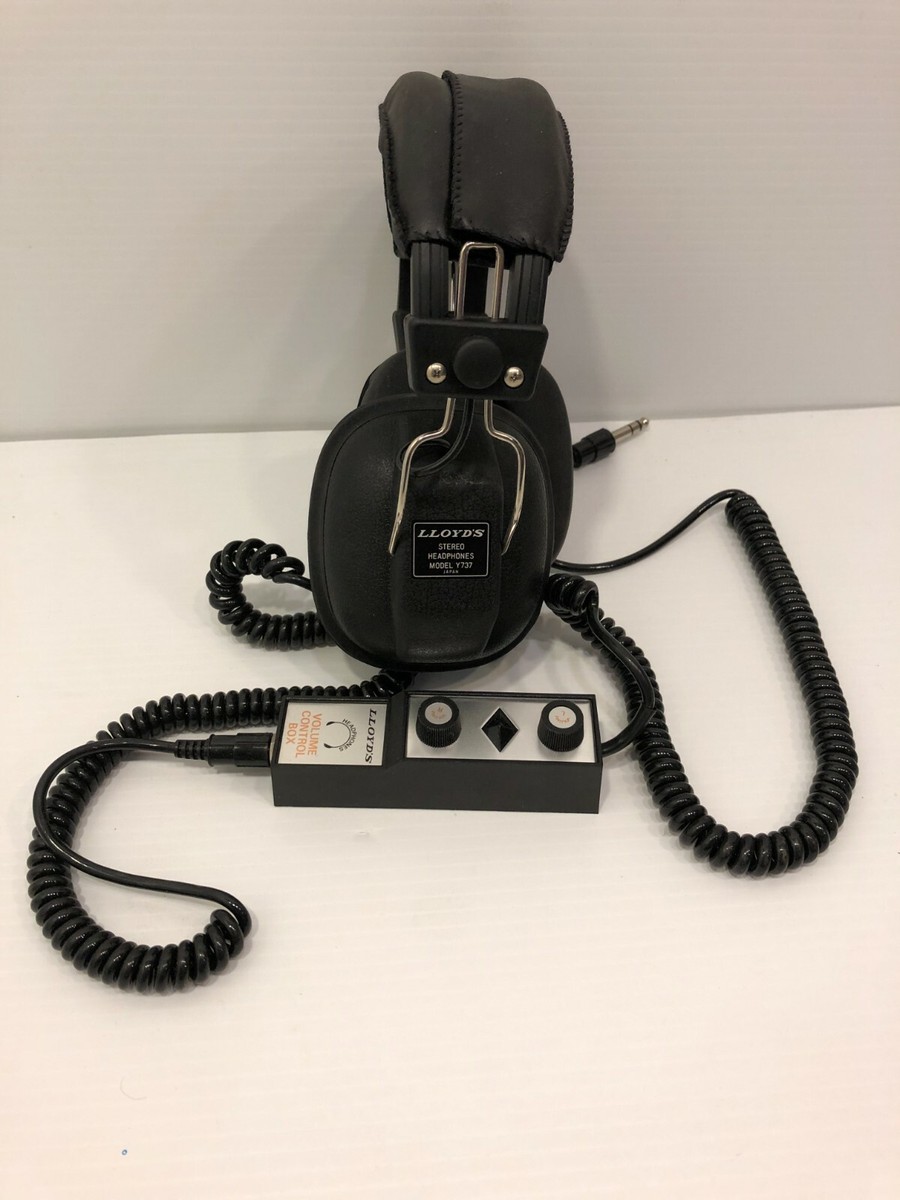 Vintage Lloyd's Stereo Headphones Y737, Made in Japan | eBay