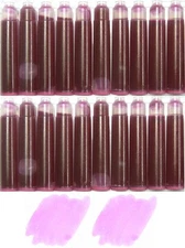 20 - International Short Fountain Pen Ink Cartridges - ROSE PINK