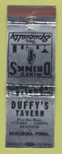 Matchbook Cover - Duffy's Tavern Boalsburg PA