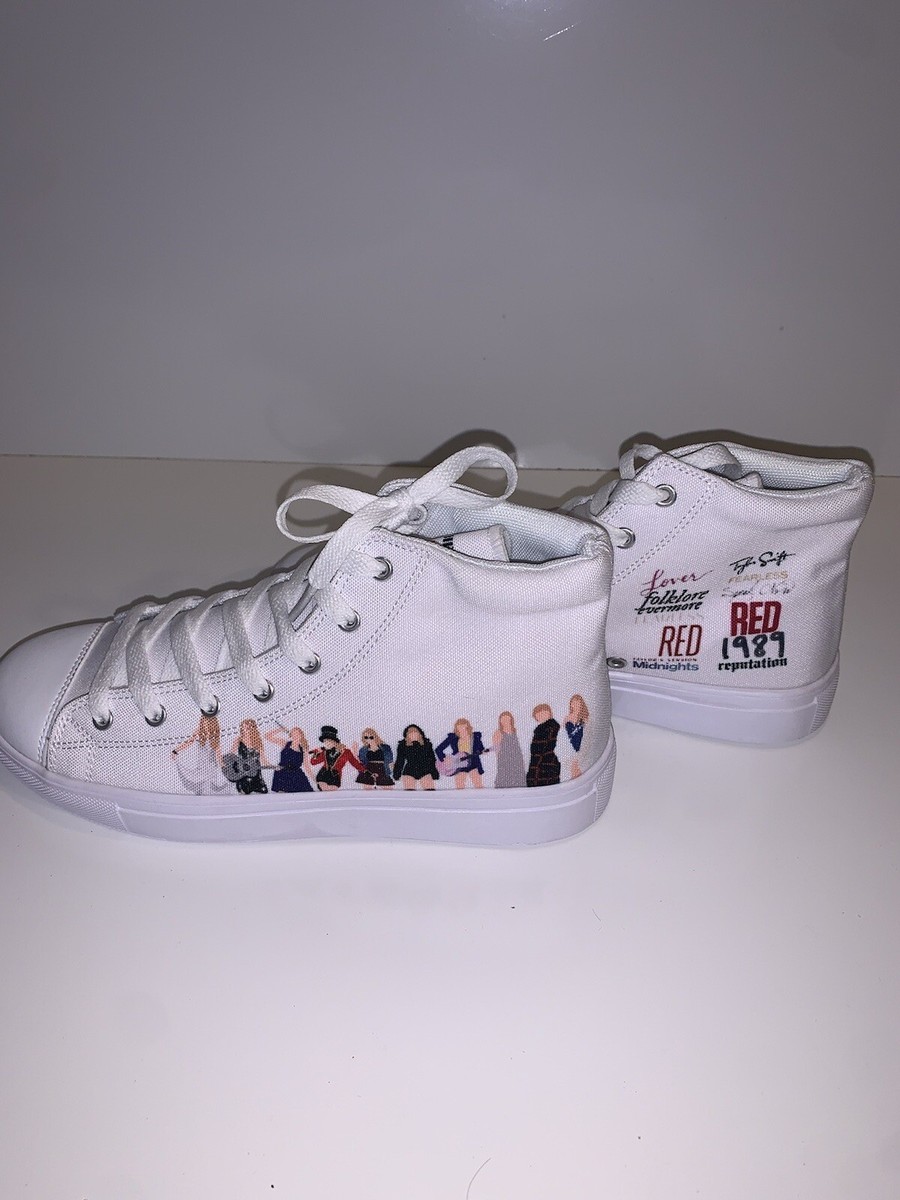 Taylor Swift inspired Eras Tour Women's high top canvas