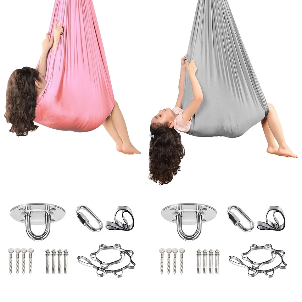 Schaukeltuch Kinder In/Outdoor Therapieschaukel Autismus Schwingen Hängematte DE - Bild 3 von 4