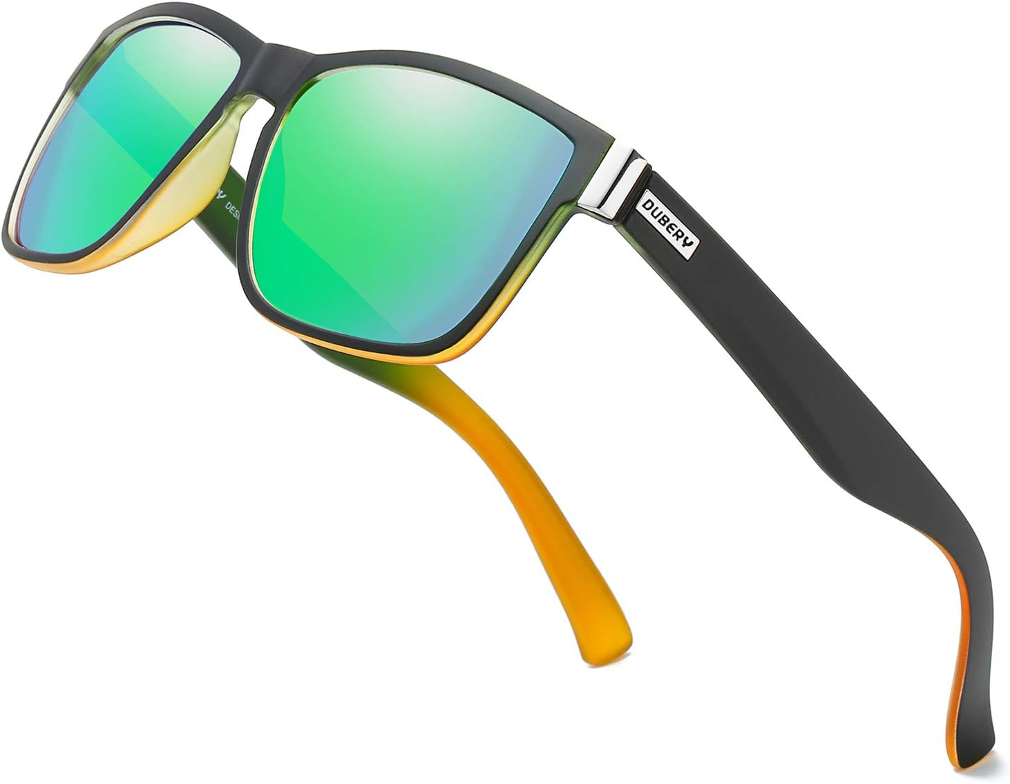 Vintage Polarized Sunglasses for Men Women Retro Square Sun Glasses D518