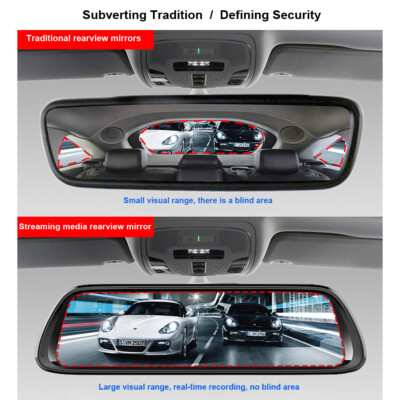 Android 8.1 Rear Mirror Dash Camera Smart Car DVR Camera RearView