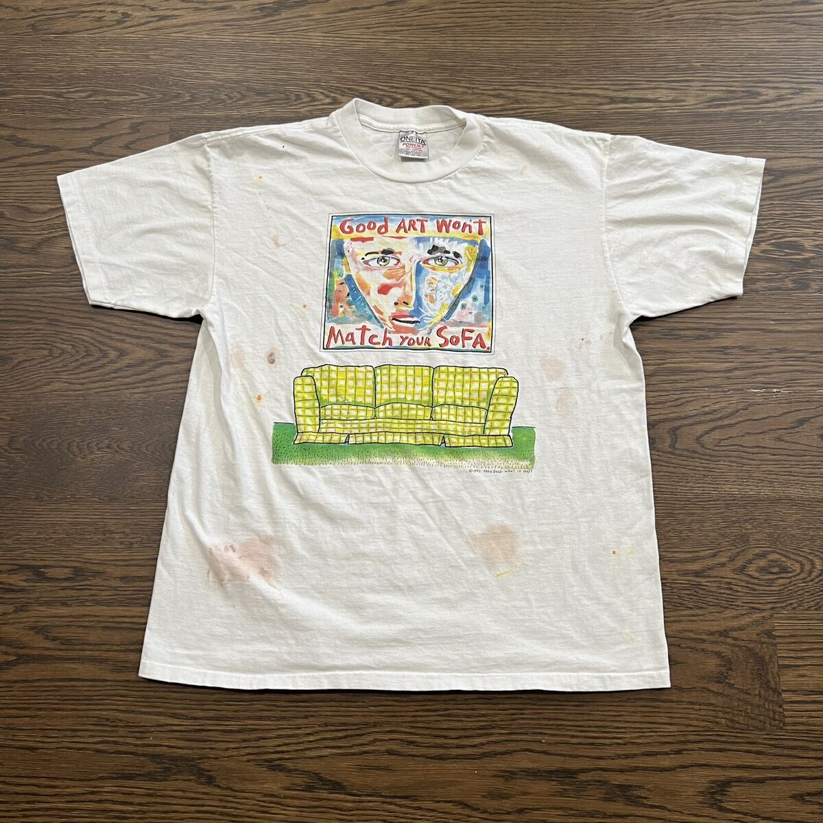 Vintage 1992 FRED BABB Good Art Won't Match Your Sofa Couch Vintage 1992 FRED BABB Good Art Won't Match Your Sofa Couch